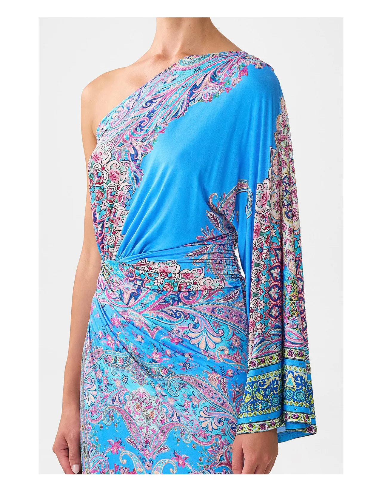 ONE SHOULDER JERSEY DRESS