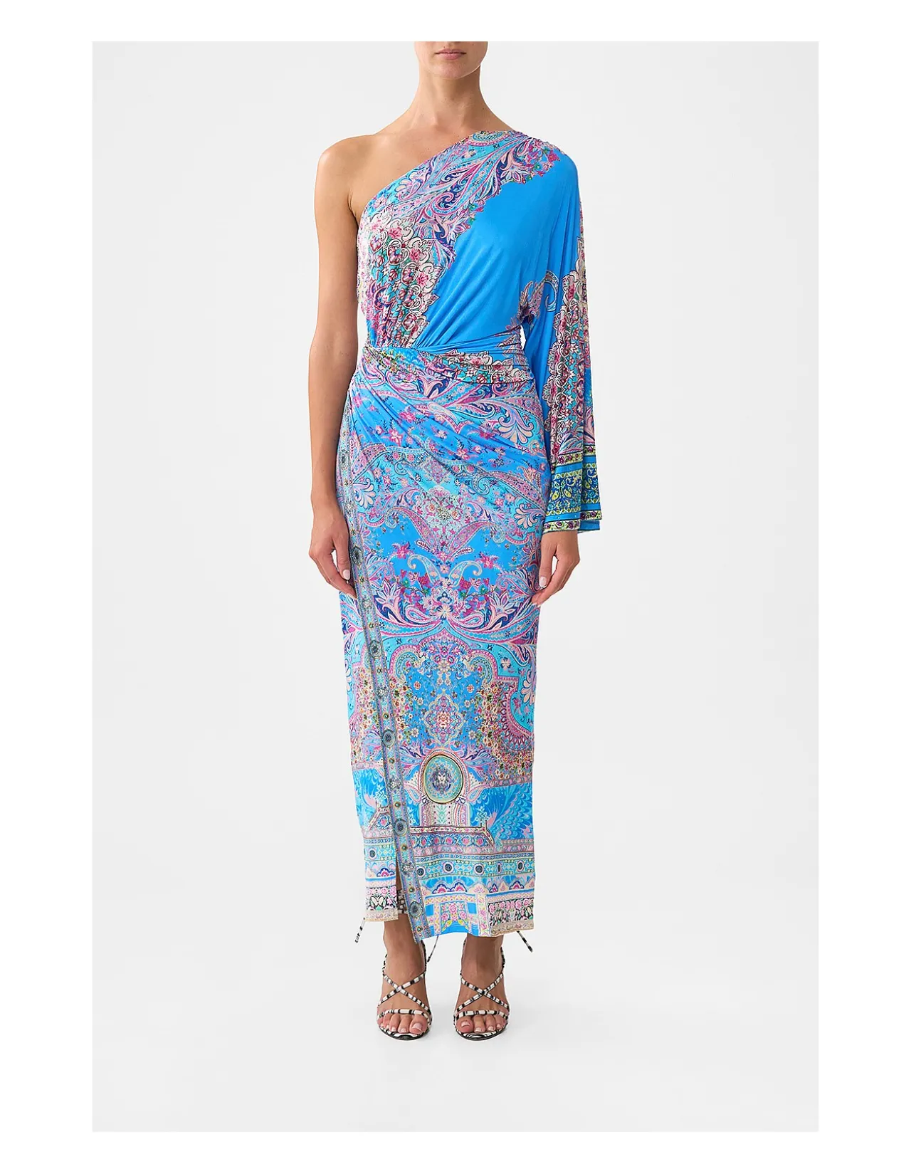 ONE SHOULDER JERSEY DRESS