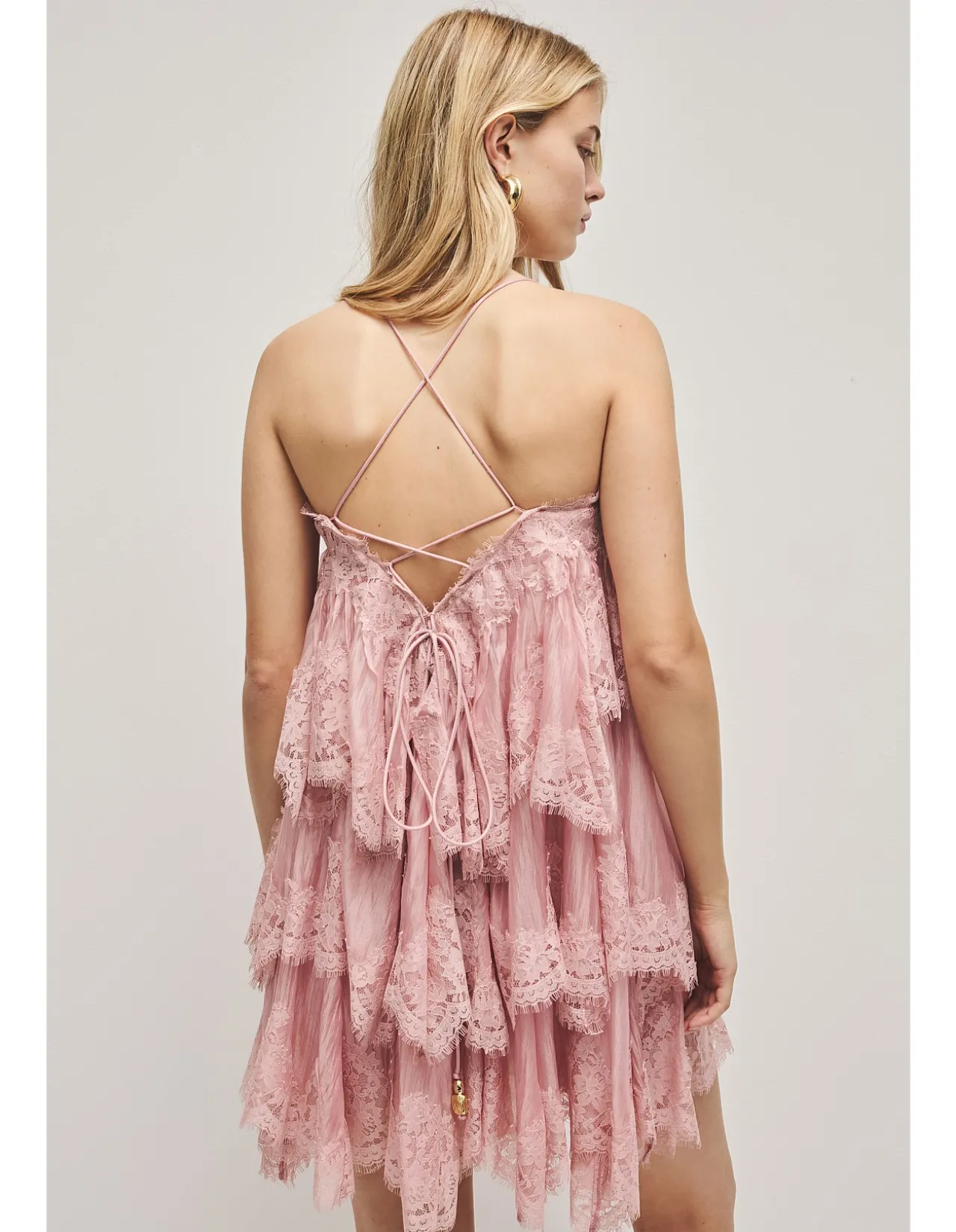 Ophelia Lace Mini Dress