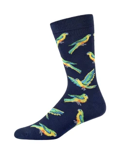 ORANGE BELLIED PARROT BAMBOO SOCK
