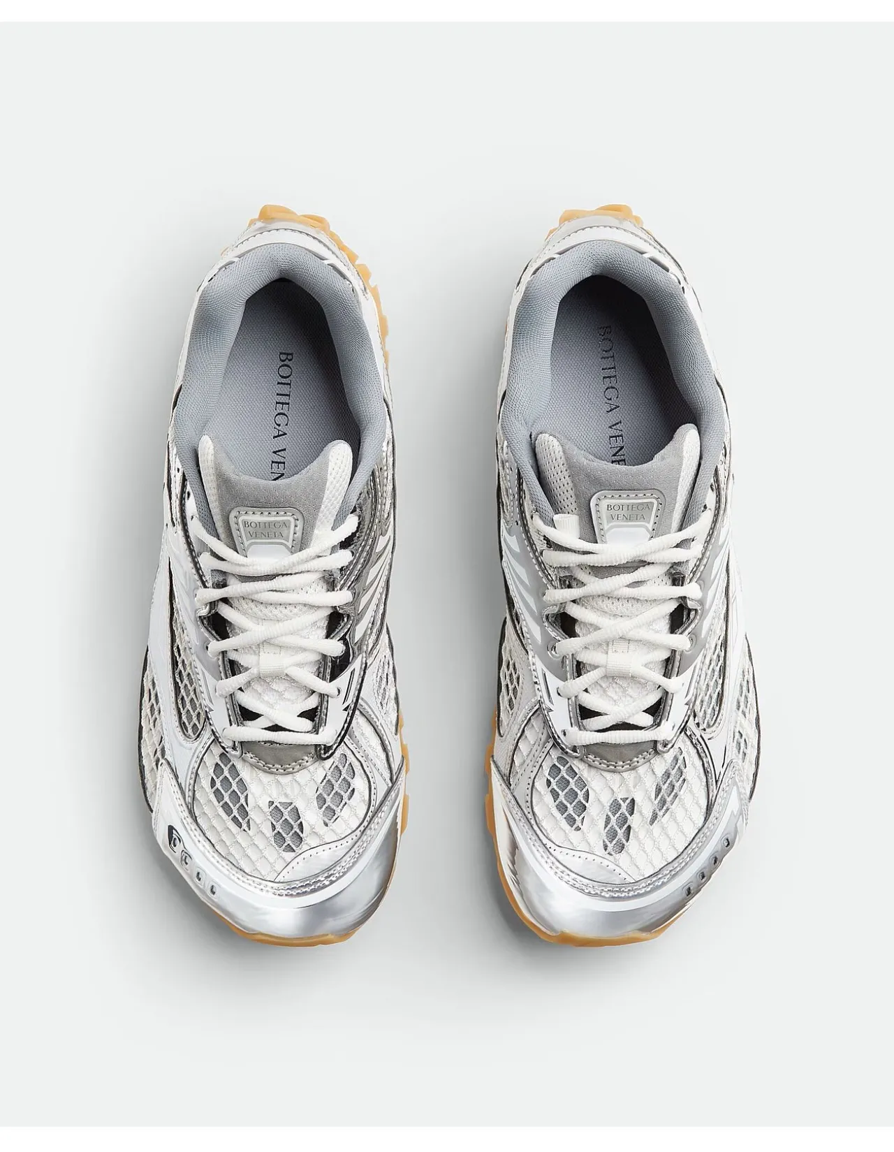 ORBIT SNEAKER IN LEATHER&TECH FABRIC