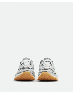 ORBIT SNEAKER IN LEATHER&TECH FABRIC