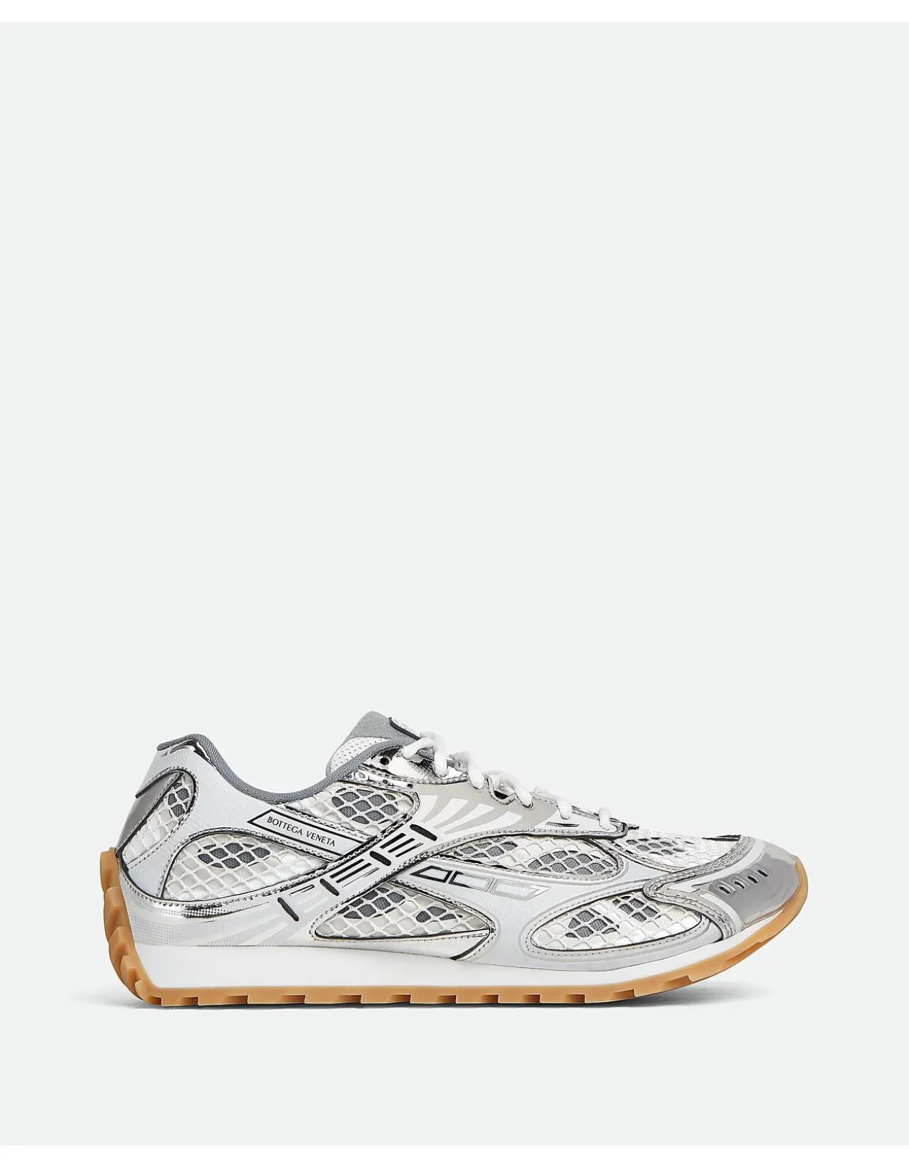 ORBIT SNEAKER IN LEATHER&TECH FABRIC