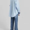 ORNELLA SIDE BUTTON-UP SHIRT
