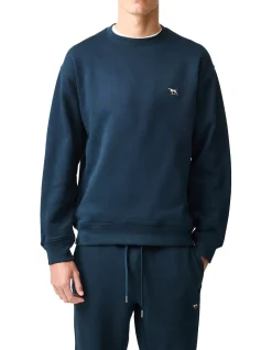 OTAGO CREW NECK SWEAT - ECLIPSE