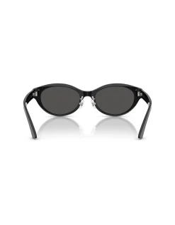 Oval BLACK DARK GREY Sunglasses