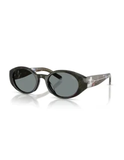 Oval SOLID BLACK SOLID BLACK Sunglasses