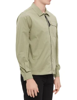 Overshirt in Organic Gabardine