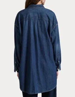 OVERSIZE FIT DENIM SHIRT