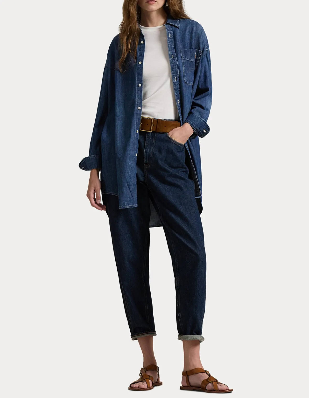 OVERSIZE FIT DENIM SHIRT