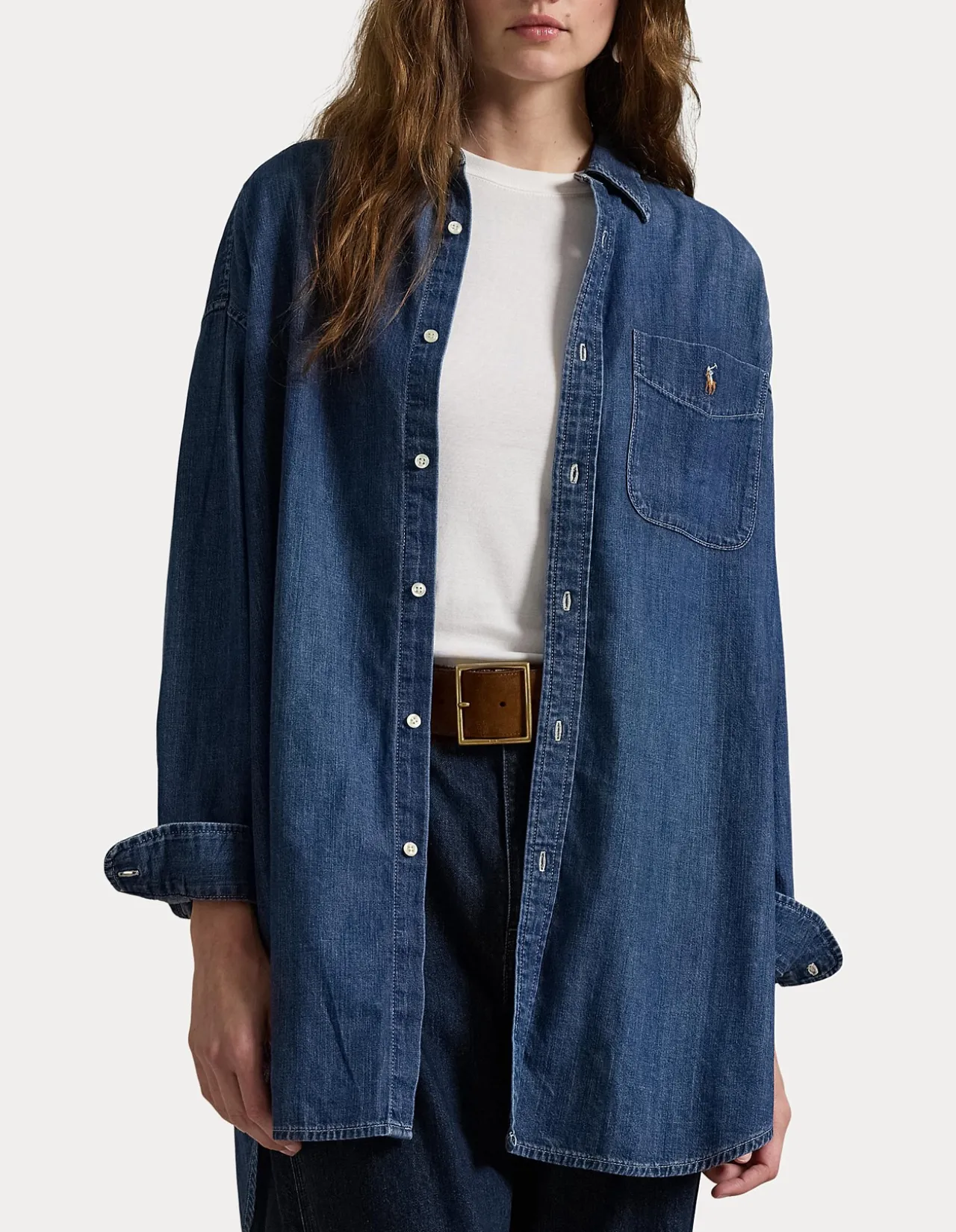 OVERSIZE FIT DENIM SHIRT