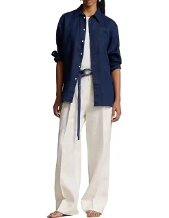 OVERSIZE FIT LINEN SHIRT