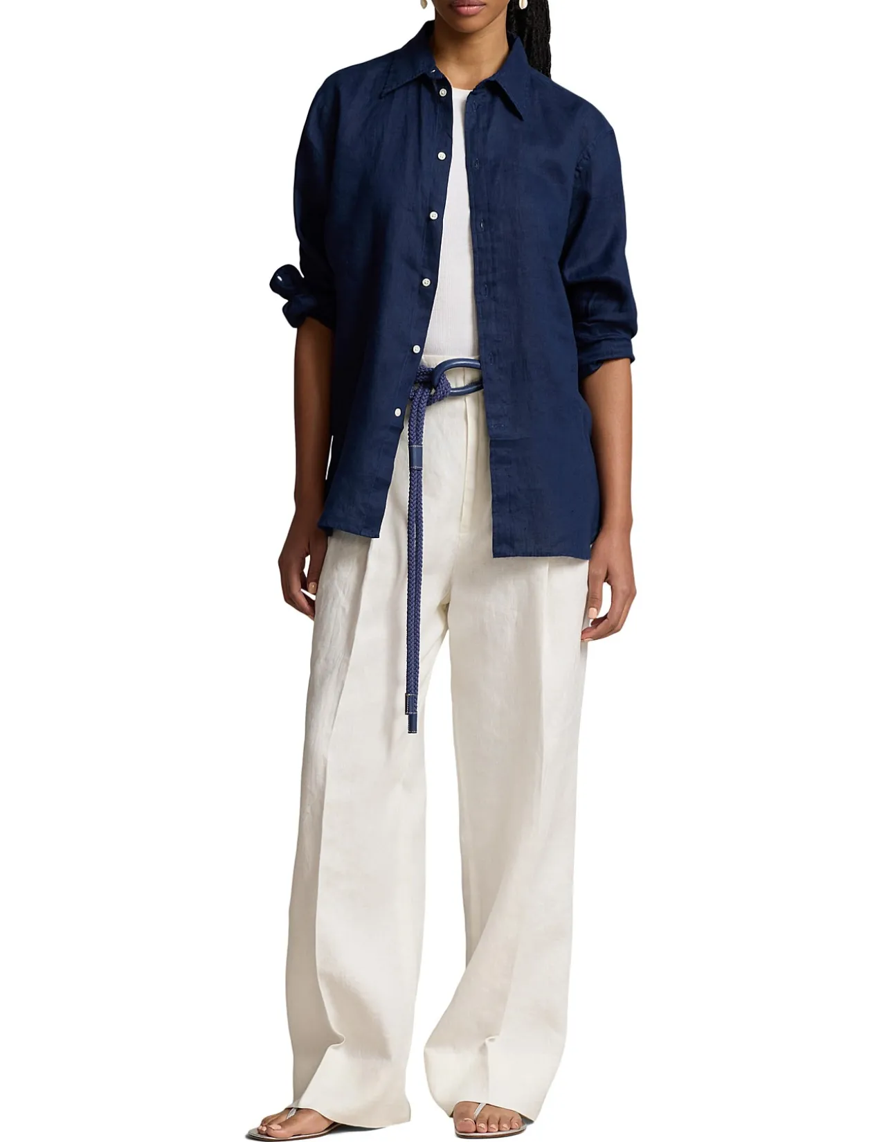 OVERSIZE FIT LINEN SHIRT