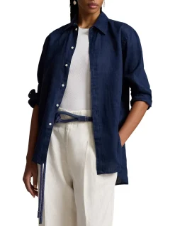 OVERSIZE FIT LINEN SHIRT