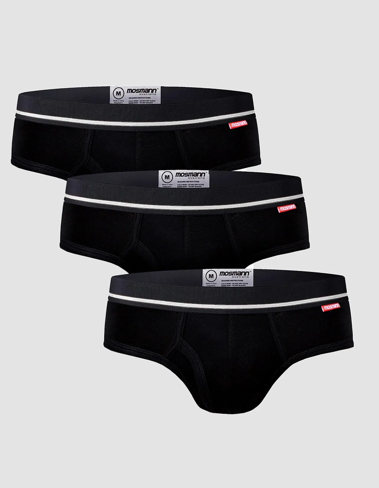 3 PACK Bamboo Brief - Pepper