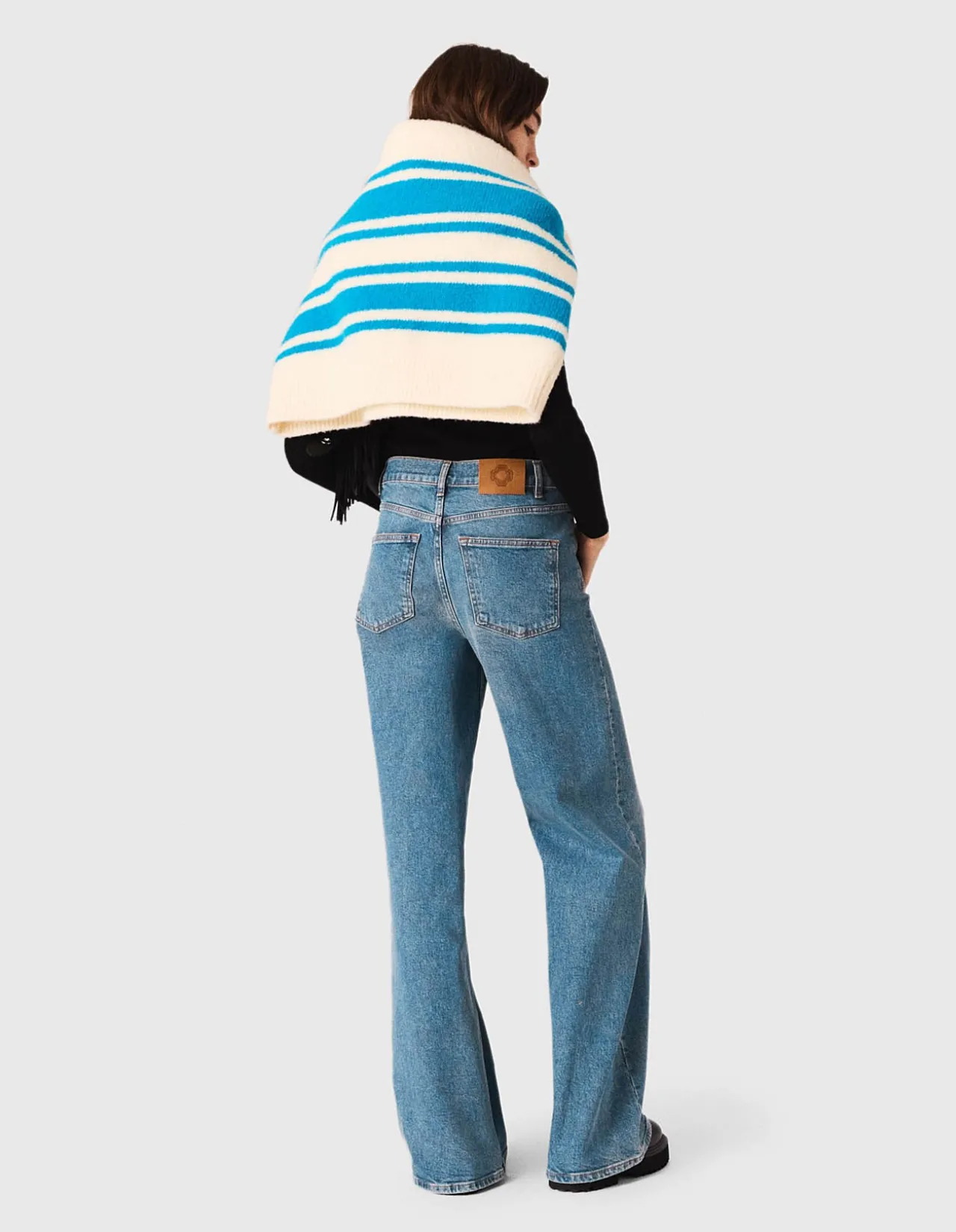 Palermata High Rise Flared Denim Jeans