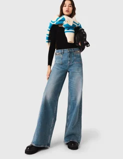 Palermata High Rise Flared Denim Jeans