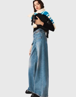 Palermata High Rise Flared Denim Jeans