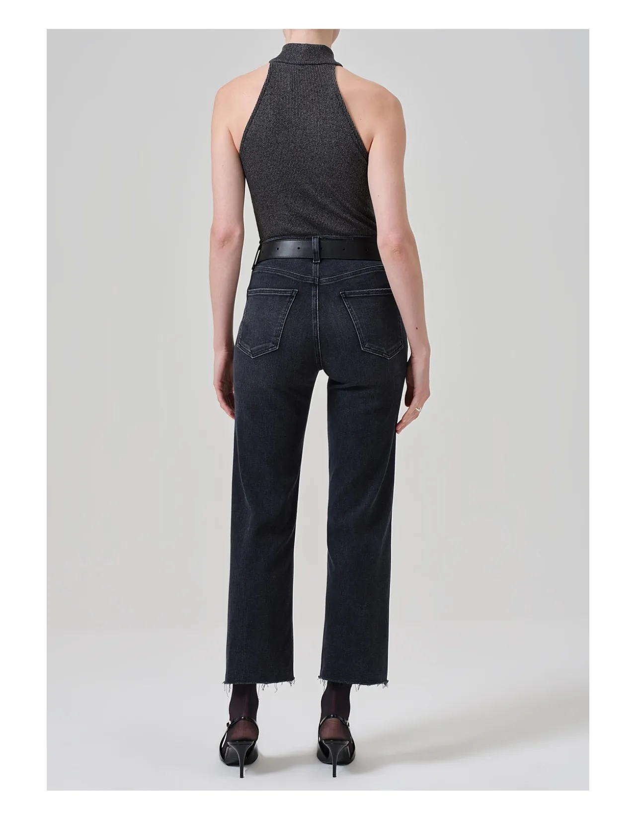 Palma High Rise Soft Stretch Straight Jeans