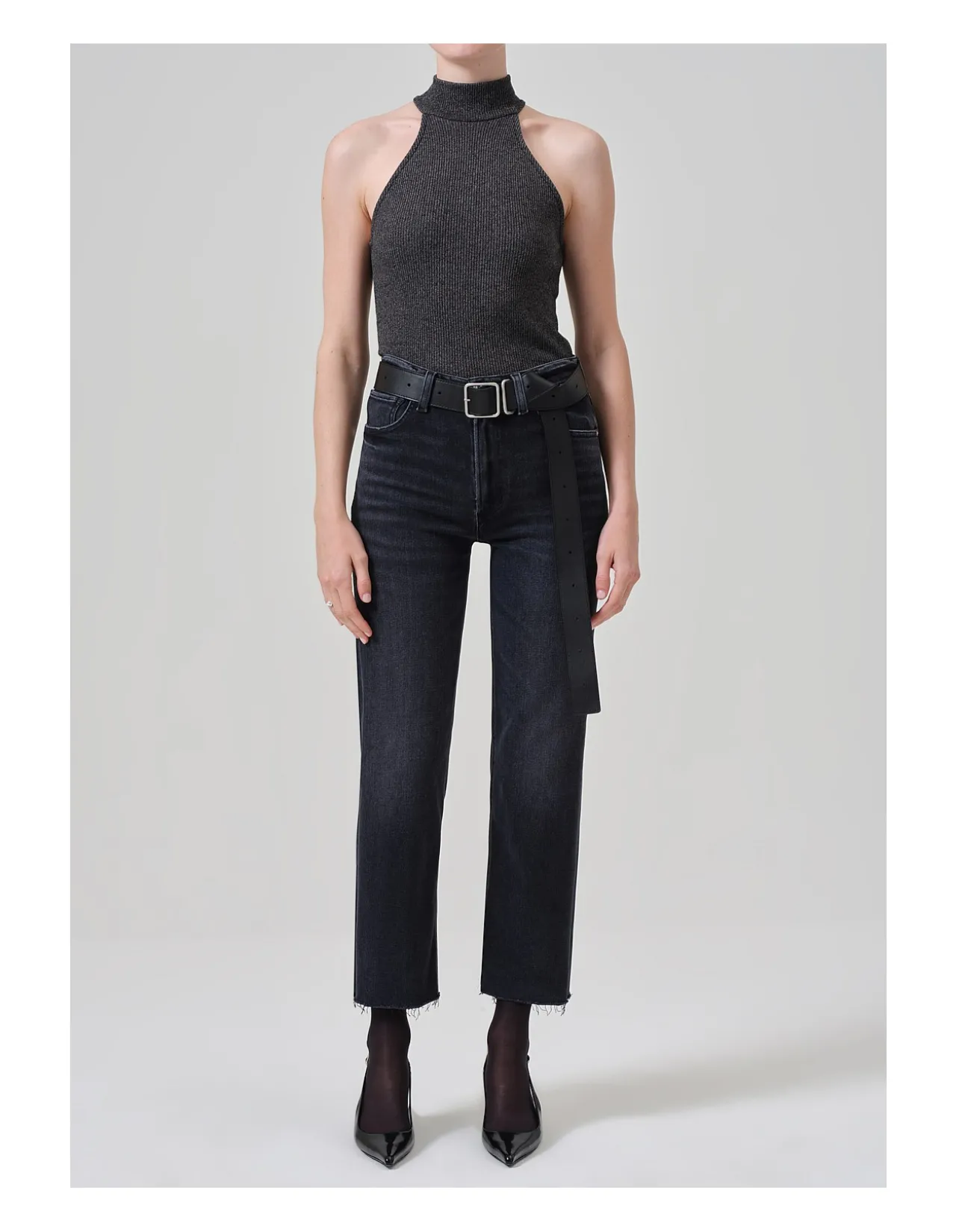 Palma High Rise Soft Stretch Straight Jeans