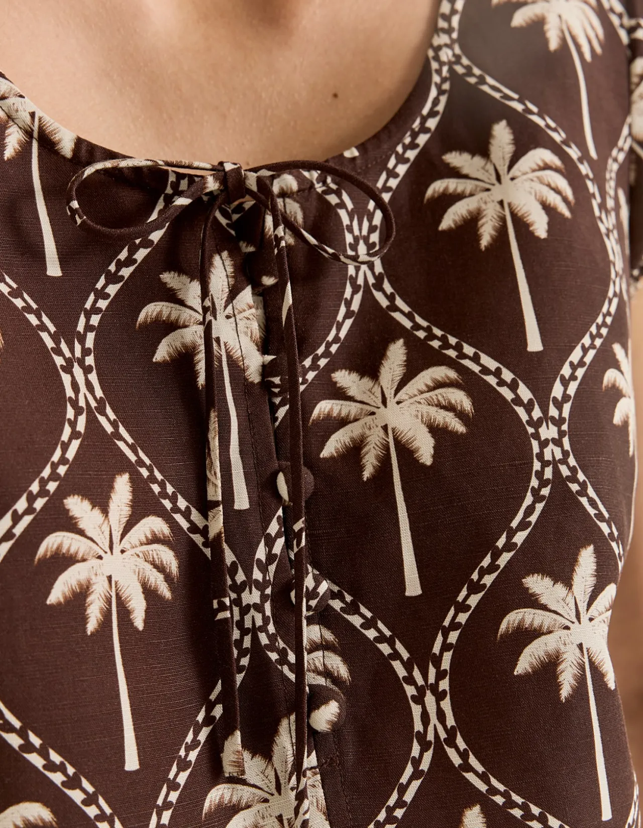 PALMS LINEN TOP