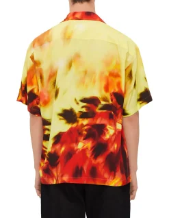 Palms On Fire Short Sleeve Shirt