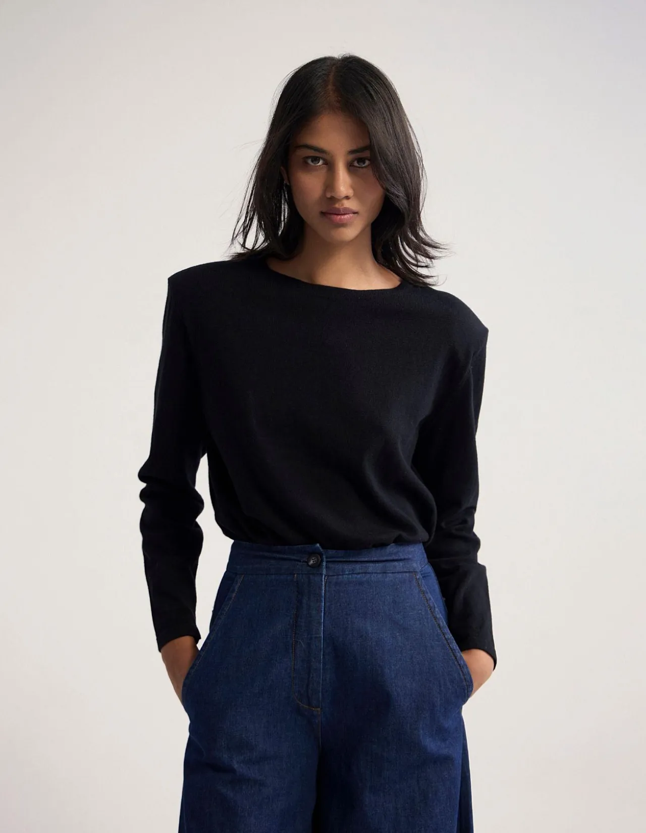 PALOMA SHOULDER PAD KNIT