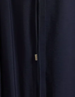 PANELLED DRAWSTRING SHIRT DRESS