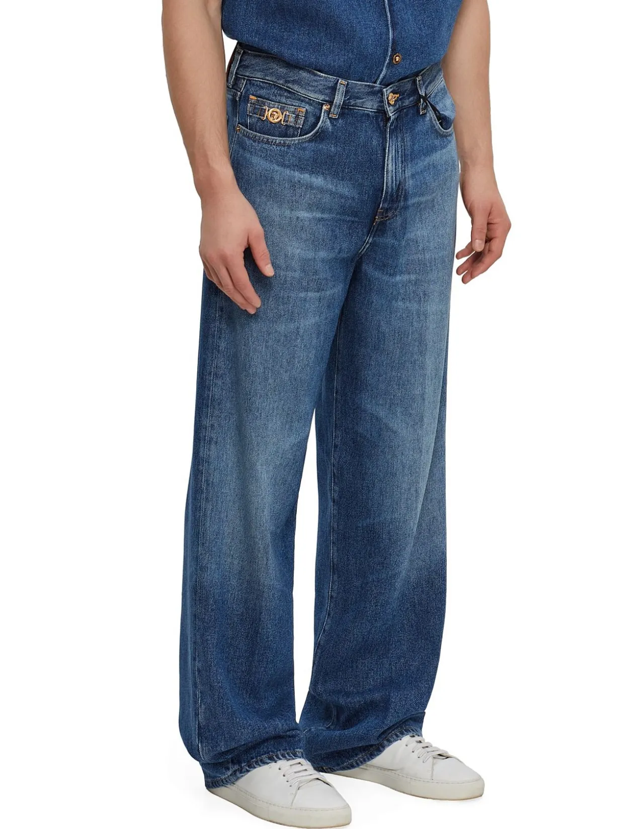 PANT DENIM DIRTY INDIGO WASH DENIM