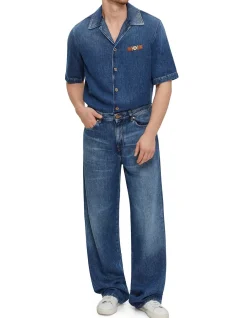 PANT DENIM DIRTY INDIGO WASH DENIM