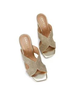 Paparazzi Block Leather Heel