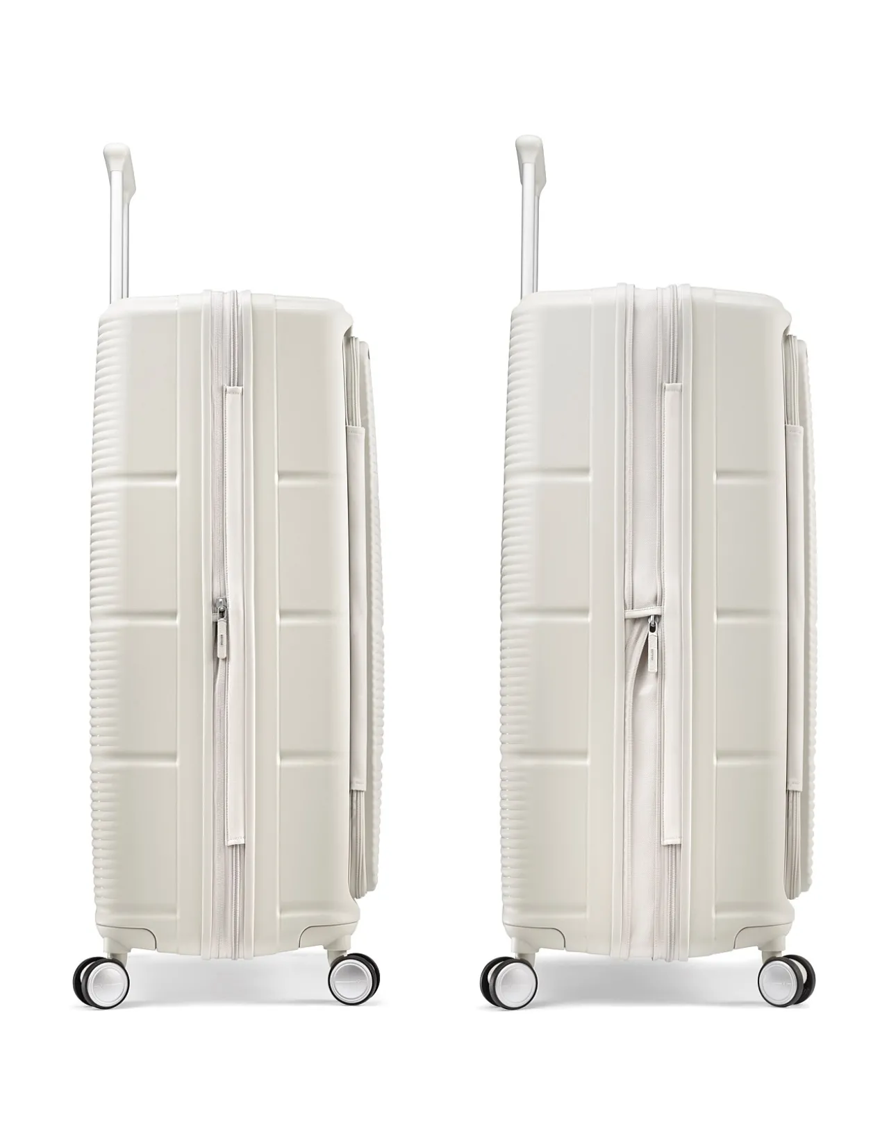 Paralux 81cm Expandable Extra Large Suitcase Stone Grey