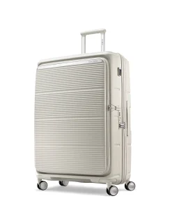 Paralux 81cm Expandable Extra Large Suitcase Stone Grey