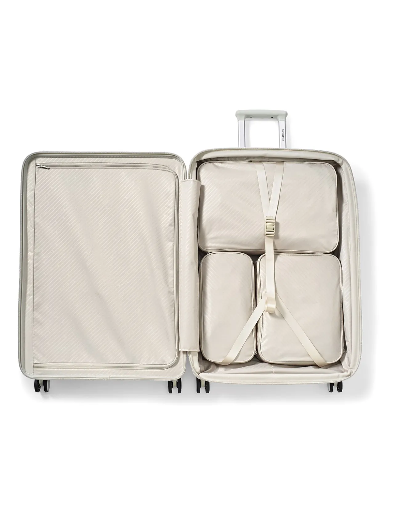 Paralux 81cm Expandable Extra Large Suitcase Stone Grey