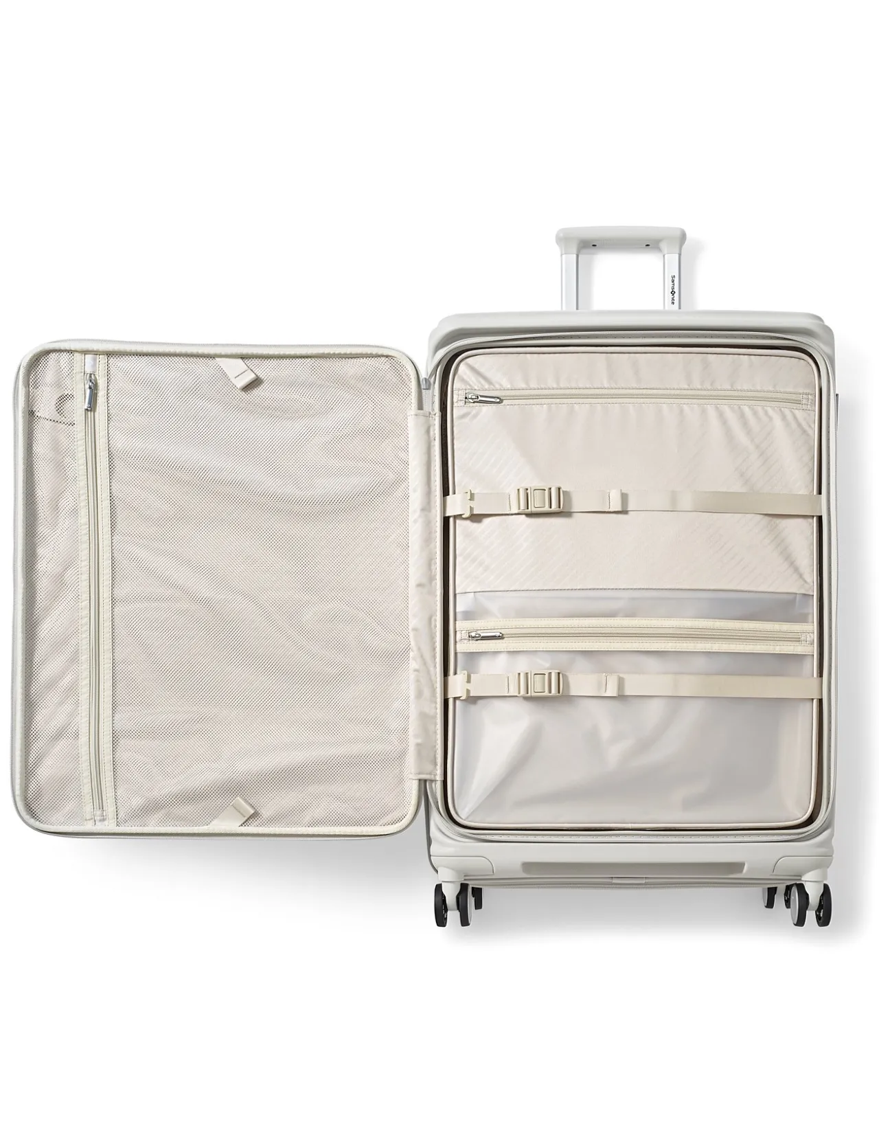 Paralux 81cm Expandable Extra Large Suitcase Stone Grey