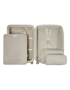 Paralux 75cm Expandable Large Suitcase Stone Grey