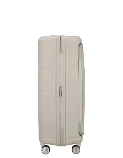 Paralux 75cm Expandable Large Suitcase Stone Grey