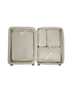 Paralux 75cm Expandable Large Suitcase Stone Grey