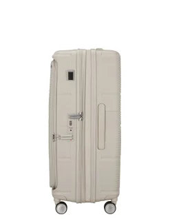 Paralux 75cm Expandable Large Suitcase Stone Grey