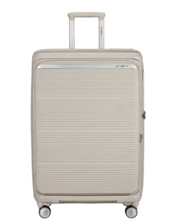 Paralux 75cm Expandable Large Suitcase Stone Grey