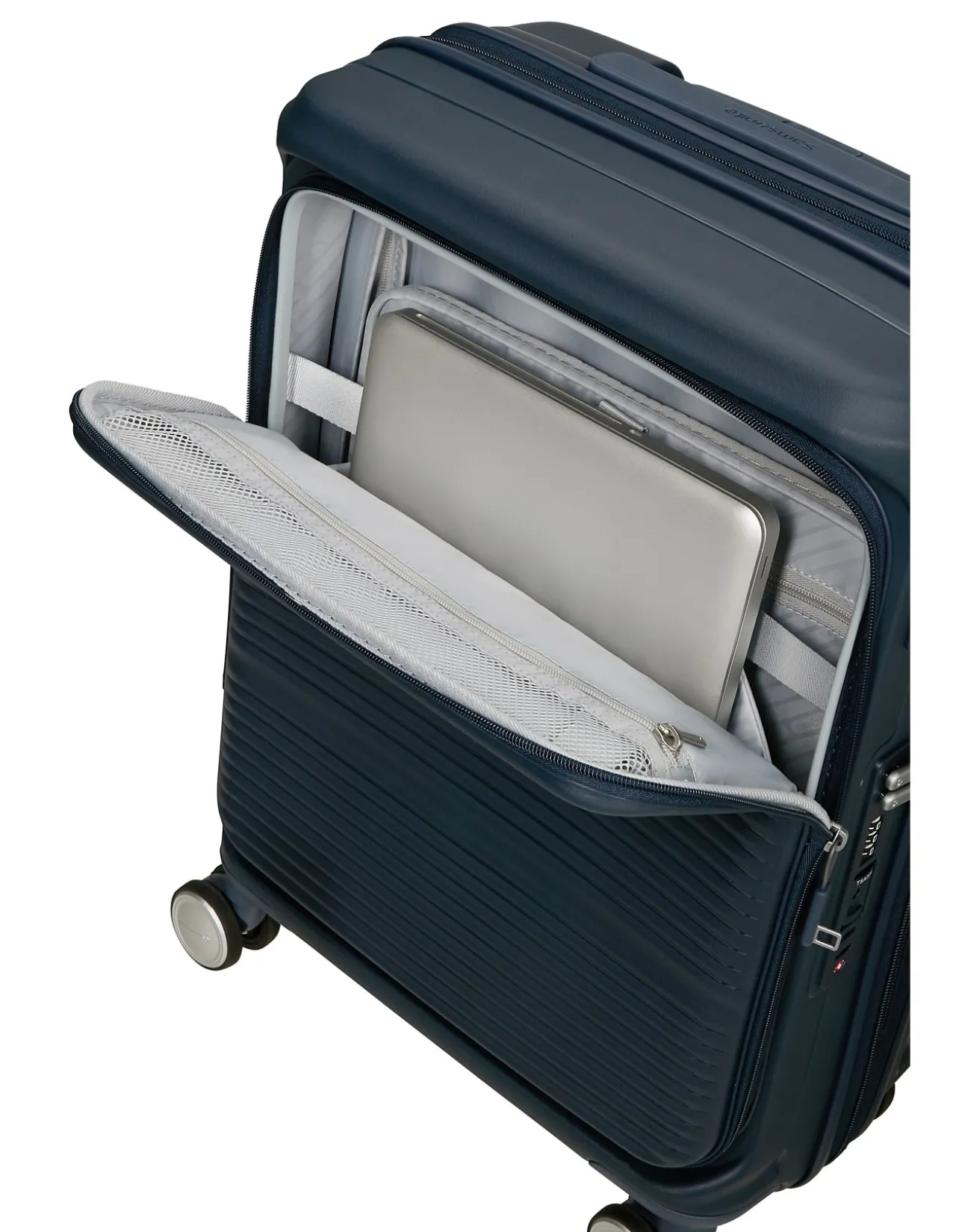 Paralux 55cm Expandable Small Carry-On Suitcase Midnight Navy