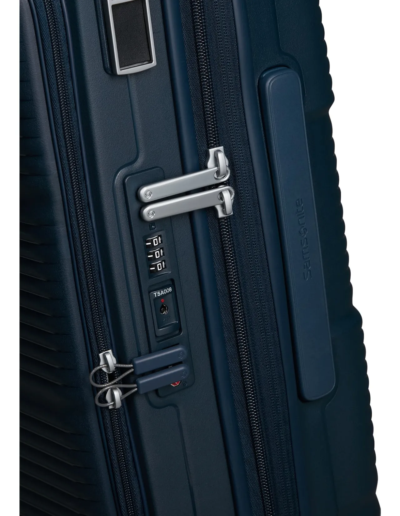 Paralux 55cm Expandable Small Carry-On Suitcase Midnight Navy
