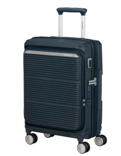 Paralux 55cm Expandable Small Carry-On Suitcase Midnight Navy