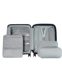 Paralux 55cm Expandable Small Carry-On Suitcase Midnight Navy