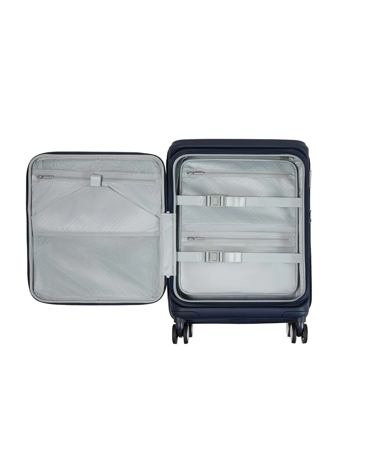 Paralux 55cm Expandable Small Carry-On Suitcase Midnight Navy