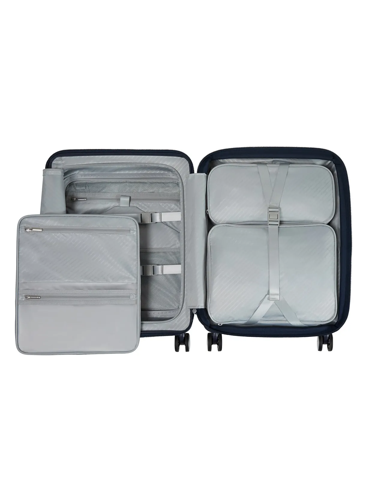 Paralux 55cm Expandable Small Carry-On Suitcase Midnight Navy