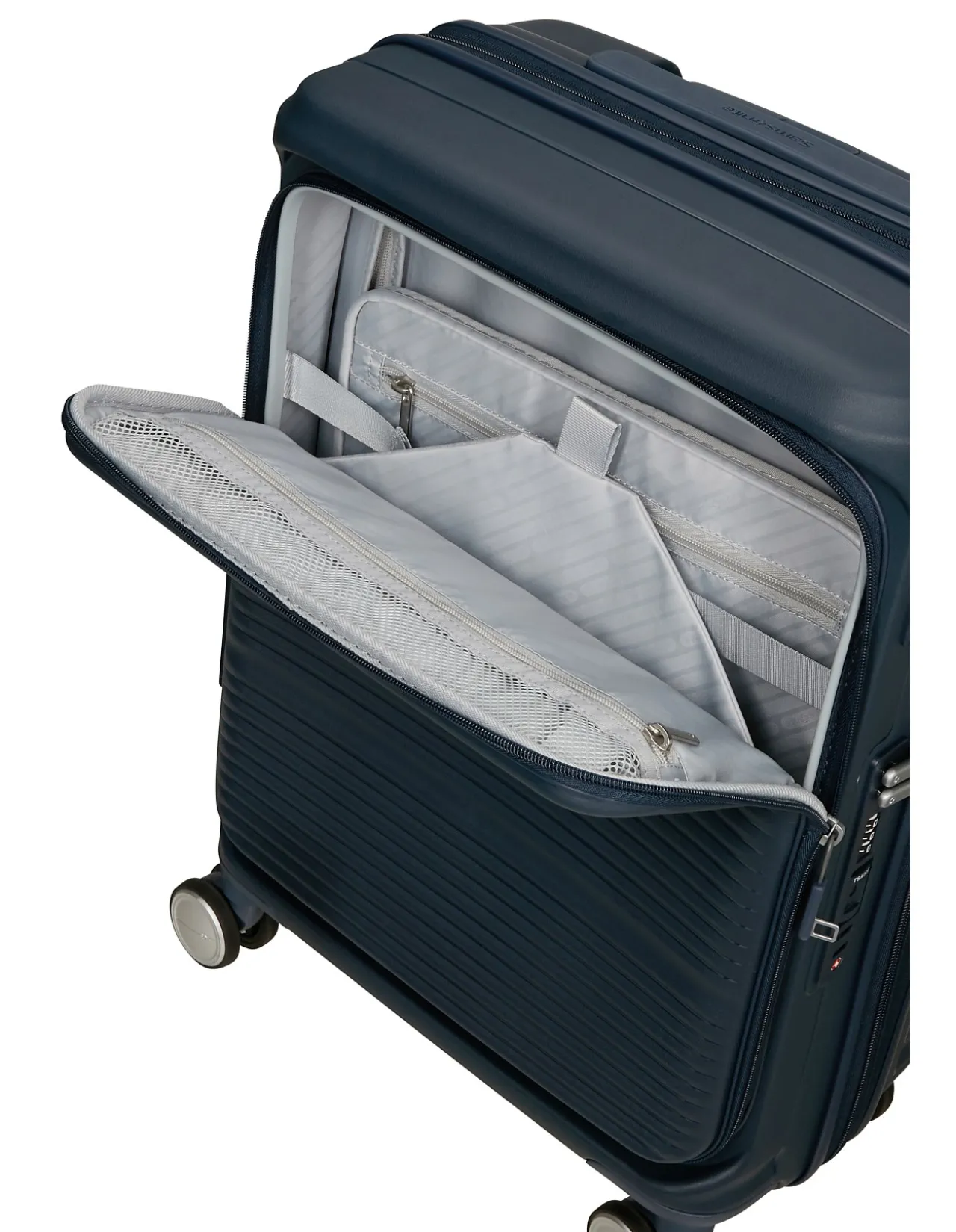 Paralux 55cm Expandable Small Carry-On Suitcase Midnight Navy