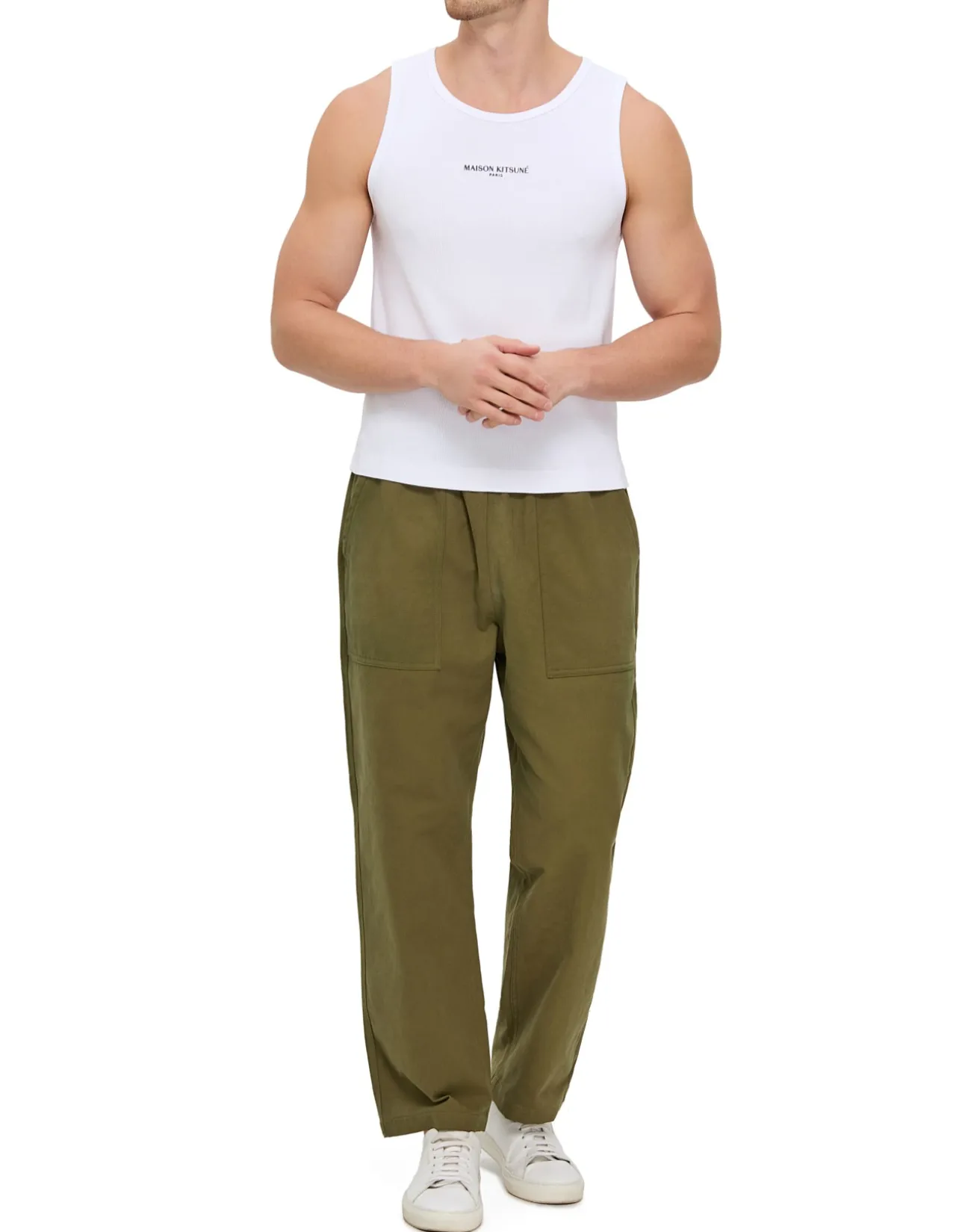 Paris Ribbed Organic Cotton Tank Top