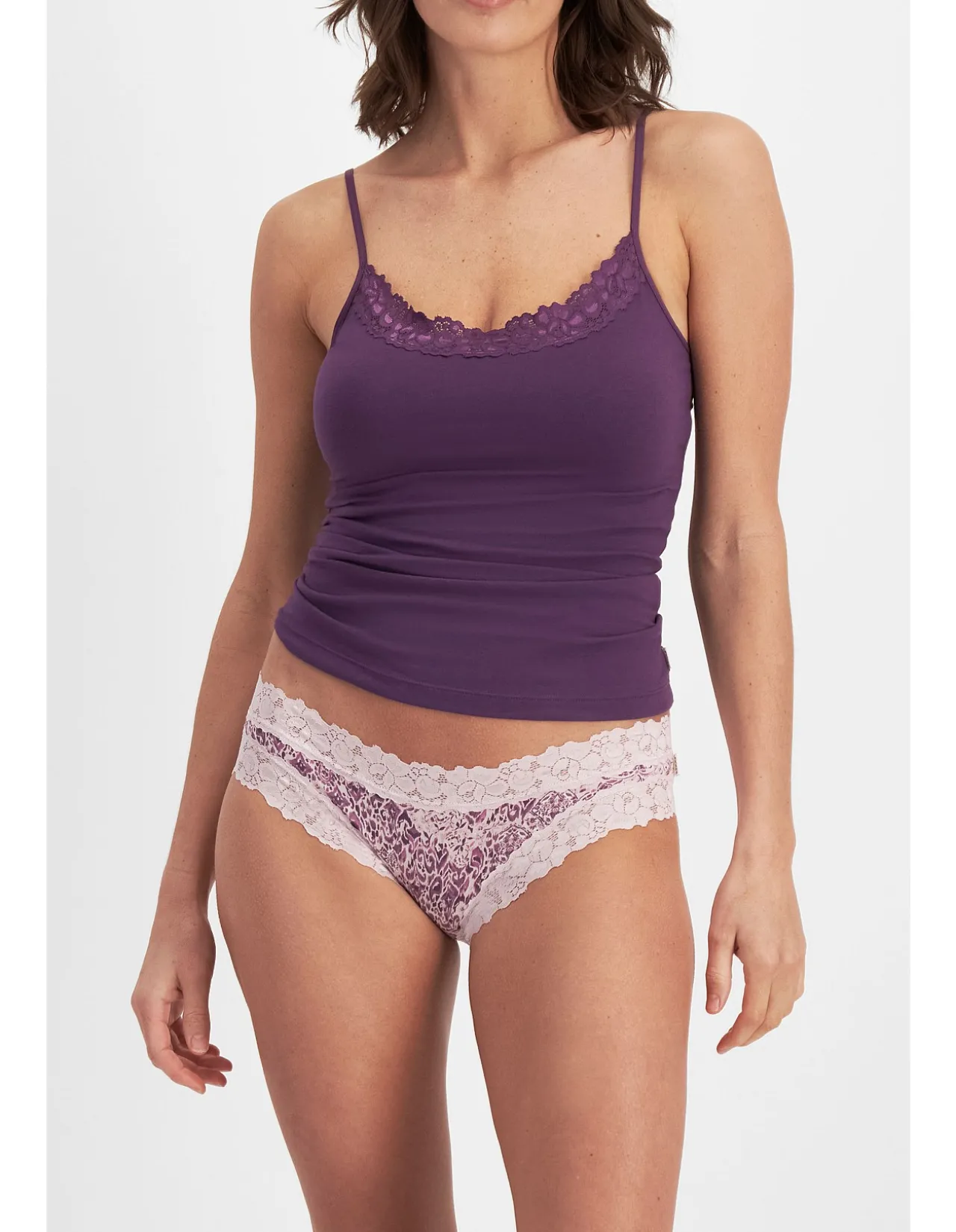 PARISIENNE COTTON PRINT BIKINI BRIEF