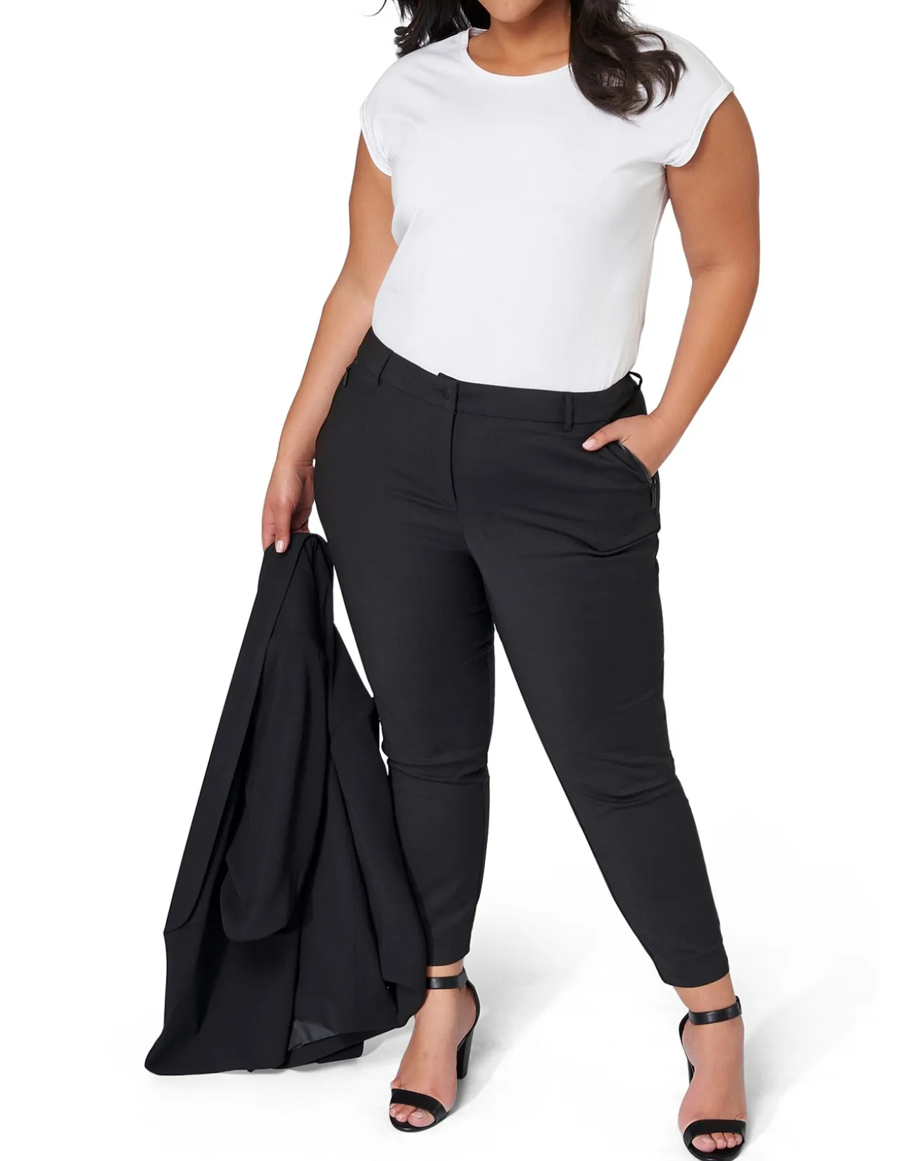 Pascale Zip Detail Pants
